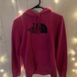 Pink North Face Hoodie